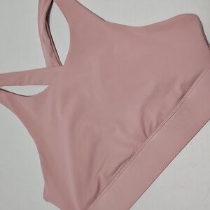 Fabletics Pink Sleeveless Crop Sports Top Size L/XL